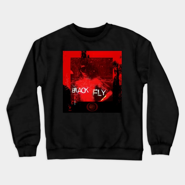 Black Fly Two Crewneck Sweatshirt by ronin671